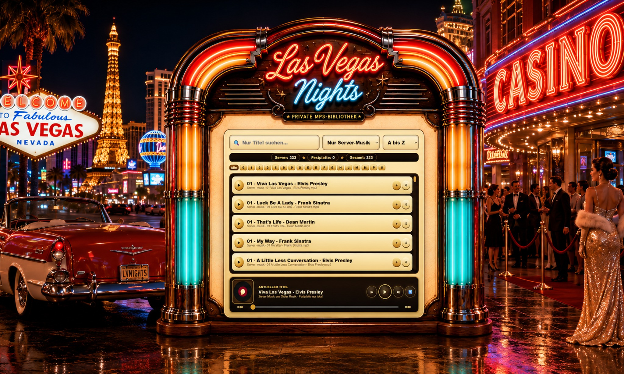 Wurlitzer Server – Las Vegas Nights