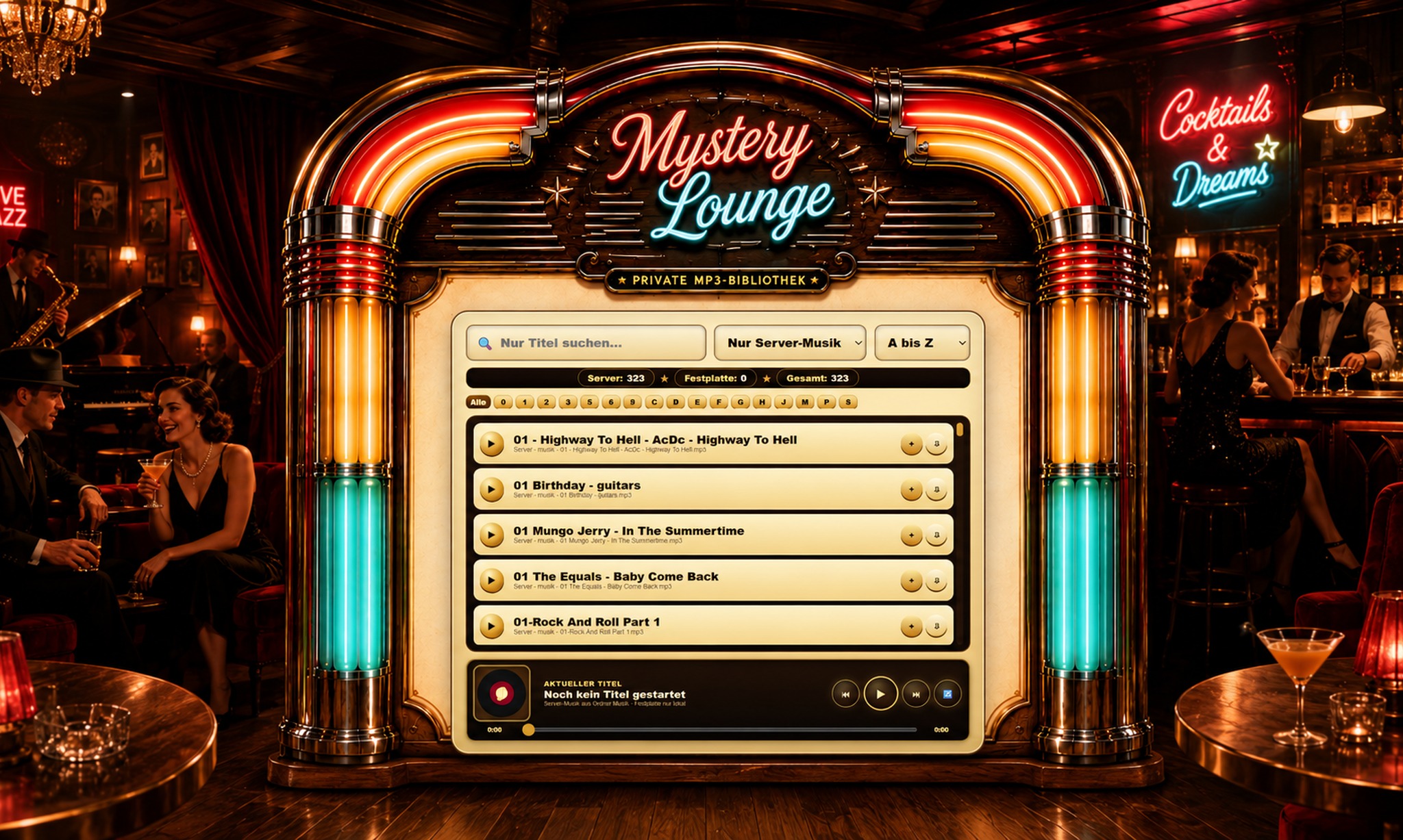 Wurlitzer Server – Mystery Lounge